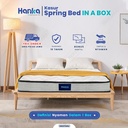 Kasur Spring Bed IN A BOX HANKA POCKET Ukuran 160X200 FREE BANTAL