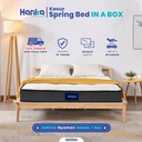 Kasur Spring Bed IN A BOX HANKA MEDIUM Ukuran 180X200 FREE BANTAL