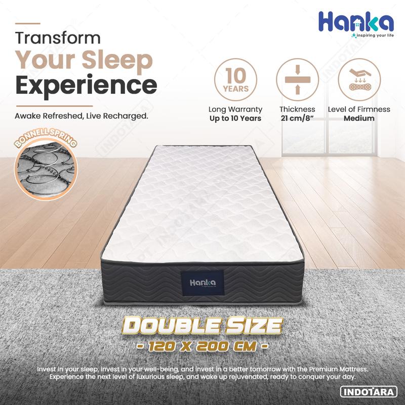 Kasur Spring Bed IN A BOX Hanka (Bonnell Medium) - FREE Bantal