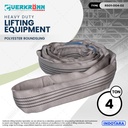 Verkronn Polyester Roundsling / Tali Angkat Kapasitas 4 Ton