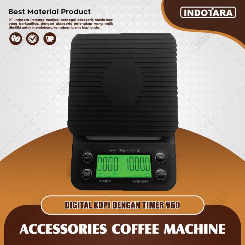 Timbangan Digital Kopi Dengan Timer V60