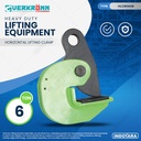 Verkronn Lifting Clamp Hook Horizontal / Alat Angkat Plat - Verkronn