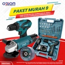 Paket Murah 9 - Gerinda Tangan HG954 - Mesin Bor Tangan CD6650