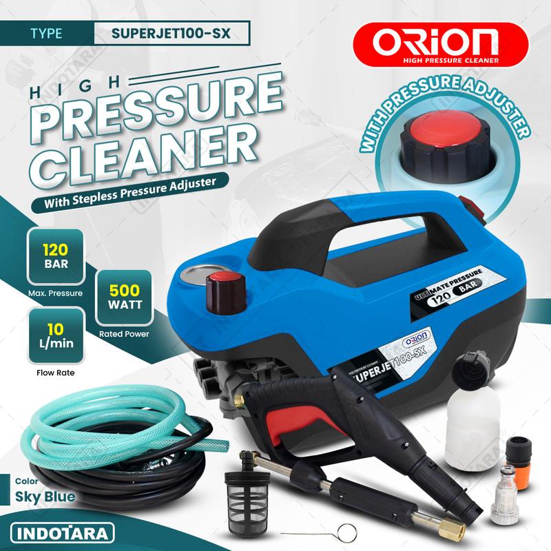 Jet Cleaner - Orion Superjet100SX Dengan Fitur Pengatur Tekanan Air