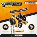Manual Geared Trolley Troli Katrol Manual 20 Ton Samsung SG-200