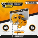 Manual Geared Trolley Troli Katrol Manual 2 Ton Samsung SG-20