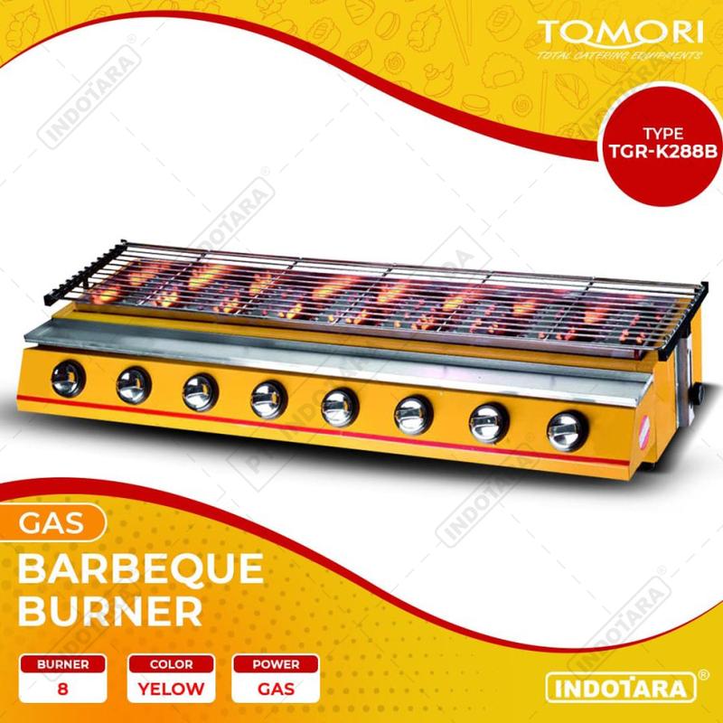 Gas Barbeque Burner Roaster / Kompor Gas 8 Tungku Tomori - TGR K288B