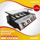 Gas Barbeque Burner Roaster / Kompor Gas 4 Tungku Tomori - TGR-K222B