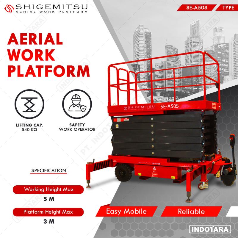 Tangga Elektrik - AUXILARY DRIVE SCISSOR LIFT SE-A50S DC