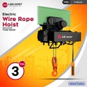 Electric Wire Rope Hoist LGM Monorail Creep Speed 3T x 6m V-03-LN