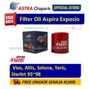 Saringan Oli Aspira Exposio Vios, Altis, Soluna, Yaris, Starlet 95~98