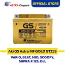 Aki GS ASTRA MF GOLD GTZ5S utk Beat, Mio, Vario GARANSI 2 TAHUN ORI