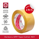Daimaru OPP Lakban Coklat / Solasi 48 mm x 90 yard 2 Inch - 2 Pcs