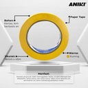 ANIKI Paper Tape 18mm x 45mm / Lakban Kertas Masking Tape / Detailing