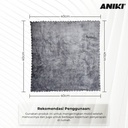 ANIKI Microfiber Edgeless Premium Quality 420GSM 40cmx40cm / Kain Lap