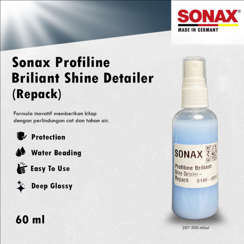 SONAX Brilliant Shine Detailer REPACK / ECER Detailer BSD Pengkilap Wax Mobil