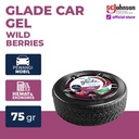 Glade Car Gel Wild Berries 75gr
