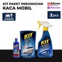 Kit Paket Perawatan Kaca Mobil Bersih Mengkilap