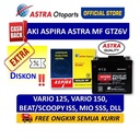 Aki ASPIRA ASTRA GTZ6V MF Vario 125/150 Beat ISS Scoopy ISS Mio M3 SSS