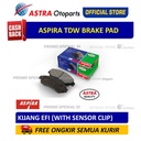 Brake Pad Aspira TDW untuk Mobil: KIJANG EFI (WITH SENSOR CLIP)