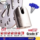 Gembok Motor Mini Tank Stainless Steel American Tool S731335
