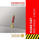 Kenmaster NEW Kuas Cat Gagang RED GOLD 1 Inch KUAS148