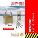 Kenmaster Gembok BRONZE 50MM - KM-118 / Gembok Anti Maling / Gembok Pagar Kunci Gembok - GMBK117'