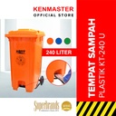 Kent Tempat Sampah Plastik KT-240 U / Tong Sampah Taman / Tong Sampah Besar / Tong Sampah Jumbo