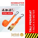 Kenmaster Tali Pengikat Barang KM-151 1 IN X 5 METER / Ratchet Tie Down TMBG036
