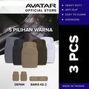 AVATAR Karpet Mobil / Alas Mobil / Keset Mobil - 9333 - 2 Baris 3 Pcs