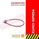 Kenmaster Kunci Sepeda Kabel Fish Head - Random