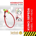 Kenmaster Kunci Sepeda Kabel Fish Head