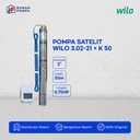 Pompa Satelit Wilo Actun 3.02-21 + K 50 M - Pompa Sumur Dalam 0,75 HP