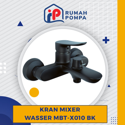 Kran Mixer Shower Bathtub Panas Dingin Wasser MBT X010 BK Black