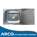 KITCHEN SINK 9643 | BAK TEMPAT CUCI PIRING STAINLESS STEEL
