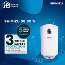 Water Heater Electric | Pemanas Air Listrik | SHIMIZU SEH-30V 30 Liter