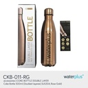 waterplus+ | Coke Bottle 500 ml Rose Gold | CKB-011-RG