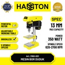 Hasston Mesin Bor Duduk  / Drill Press (3160)