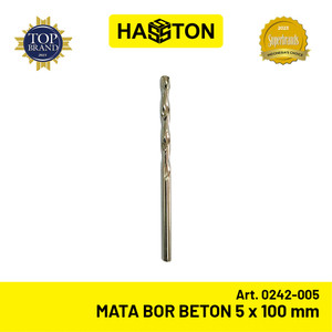 Hasston 5mm Mata Bor Beton Pendek Tembus Plat (0242-005)
