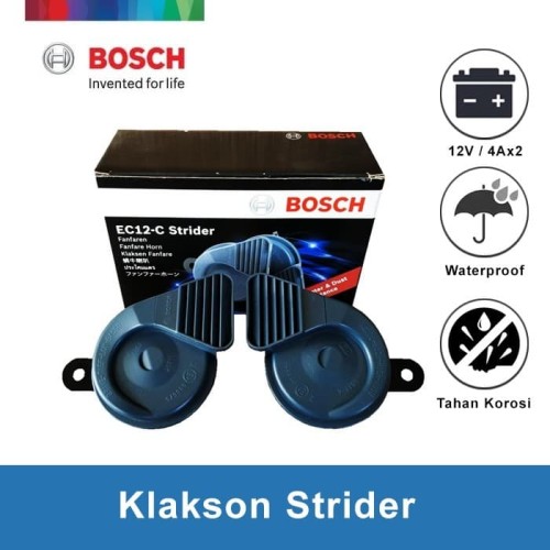 Bosch Klakson Strider EC12-C Waterproof Tahan Air - Original