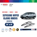 Bosch Sepasang Wiper Kaca Mobil Toyota Kijang Innova Advantage 16" & 24"