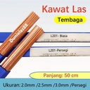 Kawat Las Tembaga Bulat 50cm 2.0mm 2.5mm 3.0mm Kawat Las Welding Rod Fosfor Tembaga