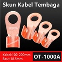 Skun Kabel OT-1000A Baterai Kabel Konektor Tembaga Aki Audio