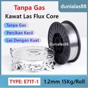 Kawat Las CO Flux Core MIG 1.2mm 15Kg E71T-1 Wire CO2 Tanpa Gas 1 roll