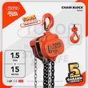 Chain Block / Takel 1.5 Ton x 15 Meter TOYO