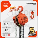 Chain Block / Takel 0.5 Ton x 15 Meter TOYO
