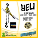 Lever Block Lever Hoist Kotrek Rantai YELI cap. 3 Ton x 3 Mtr