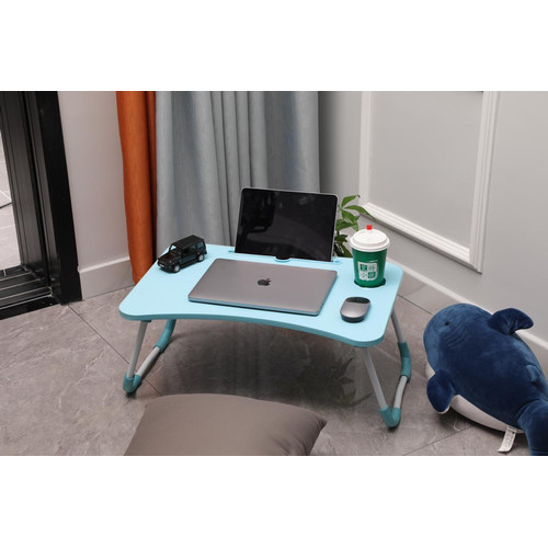 Meja Lipat Laptop Nankai - Biru