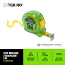 TEKIRO Meteran Transparan 5 Meter /Meteran / Tools - Alat Perkakas