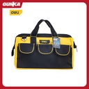 Tool Bags (13") DELI EDL430013 Tas Kain Oxford Alat Perkakas Tukang Mekanik Kuning Hitam